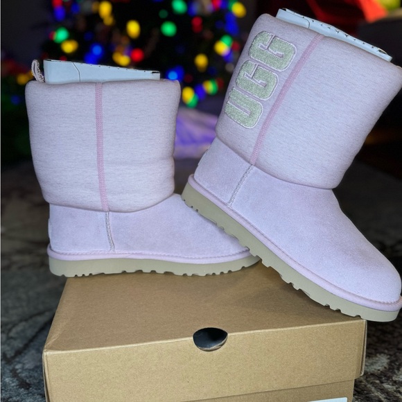 UGG Womens Classic Short Fur Jersey Cozy - Picture 6 of 9